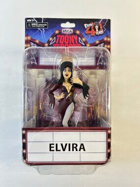 NECA TOONY TERRORS ELVIRA (Mistress of the Dark) 6" action Figure NEW